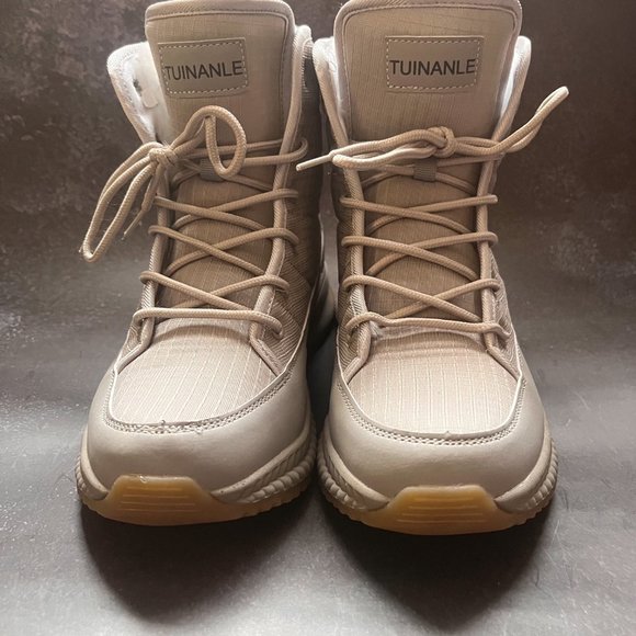 Waterproof Platform Snow Fur Boots - Picture 1 of 8